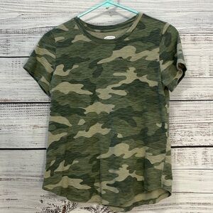 Old Navy Green Camo Tshirt | Size XS